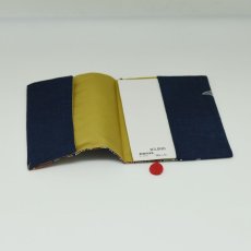 画像3: ブックカバー　文庫本サイズ　ブルー (3)
